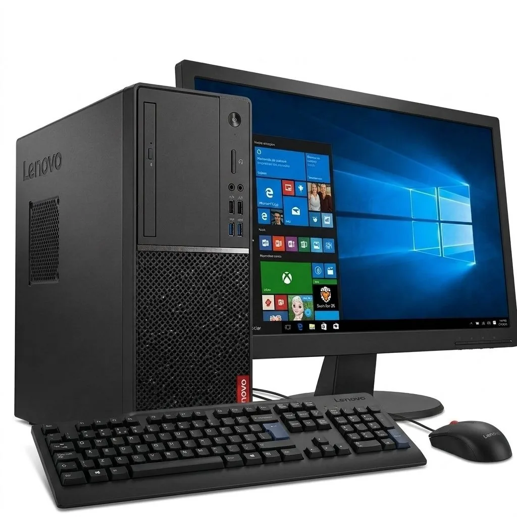Desktop Lenovo + Monitor 19" i3 3.40GHz 4G 120GB SSD